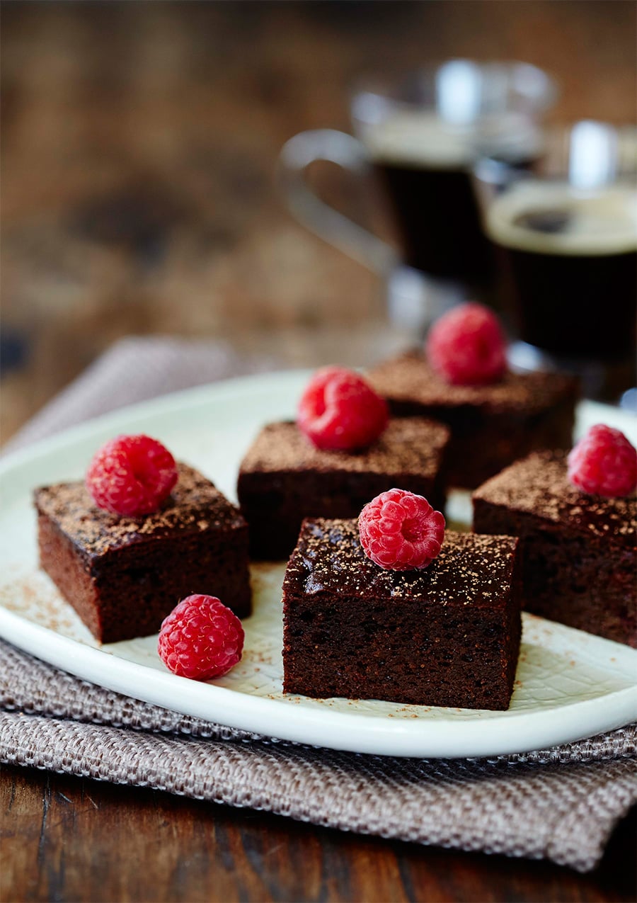 Paleo Chocolate Raspberry Brownies