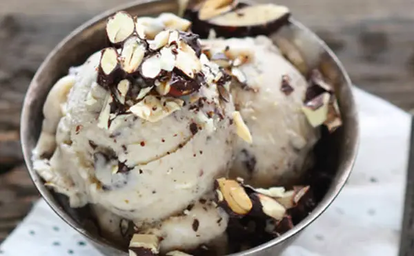 Paleo Swiss Almond Ice Cream With Vitamix or other high-tech blender