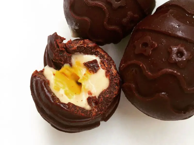 Paleo creme eggs