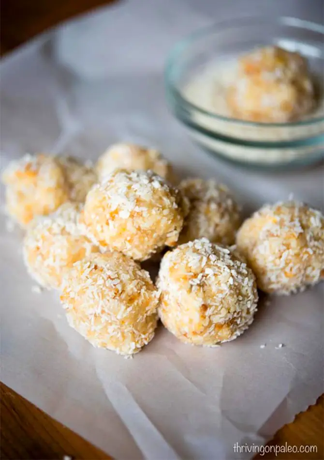 Tropical Raw Bliss Balls - Paleo, Vegan recipe.