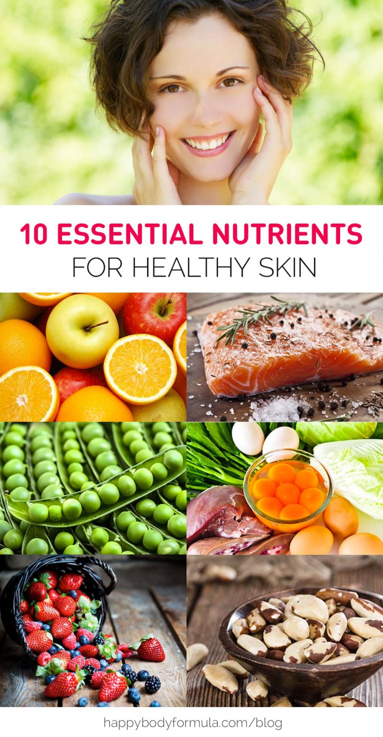 Top 10 Essential Nutrients for Healthy Skin – Happy Body Formula