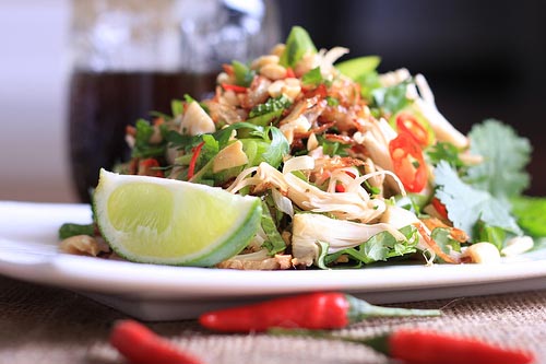 Spicy jackfruit salad recipe