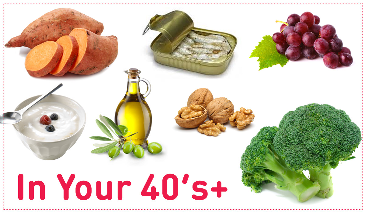 Best foods to eat in your 40's