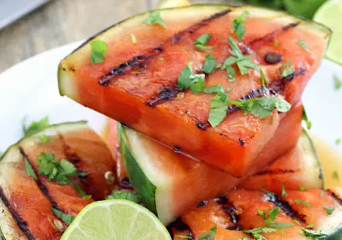 Summer recipes - grilled watermelon