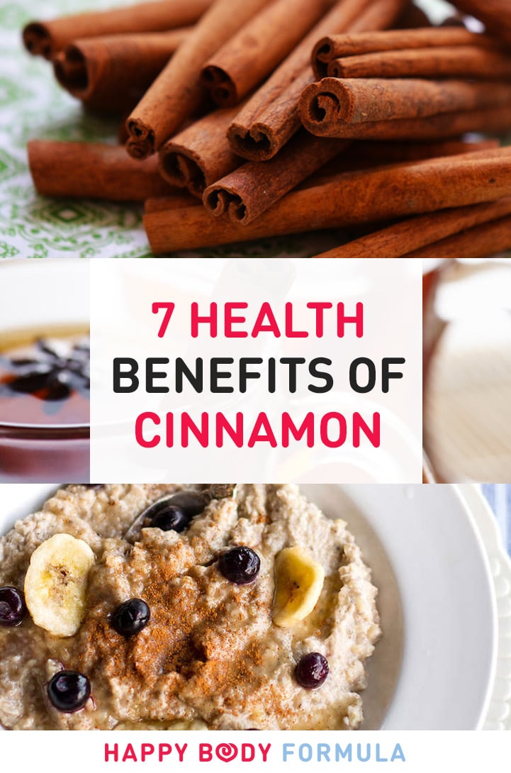 7 Amazing Health Benefits of Cinnamon | Happybodyformula.com