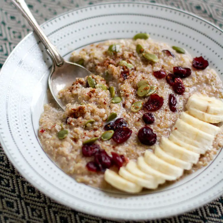 5Minute Spiced Quinoa Coconut Porridge Happy Body Formula