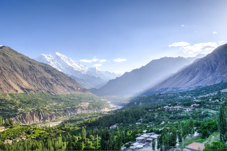 the Hunza Valley
