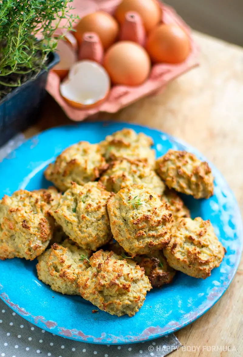 Gluten-free & Low Carb Cauliflower Thyme Bites