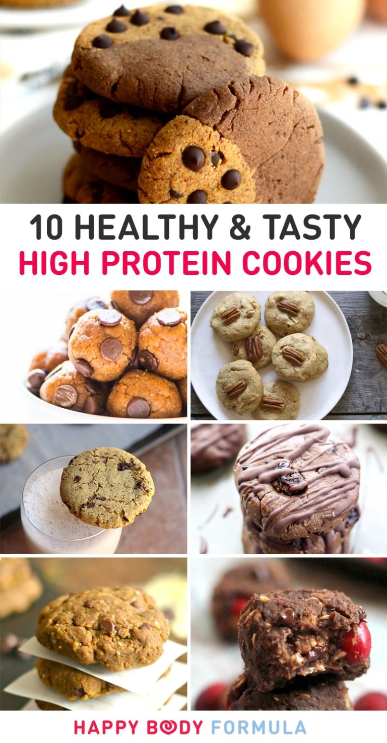 10 Healthy High Protein Cookies Happy Body Formula