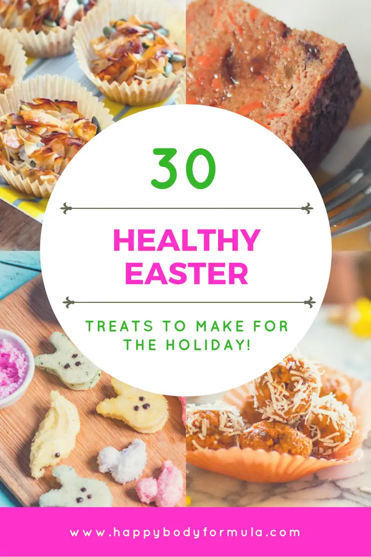 30 Healthy Easter Treats to Make for the Holiday. | HappyBodyFormula.com