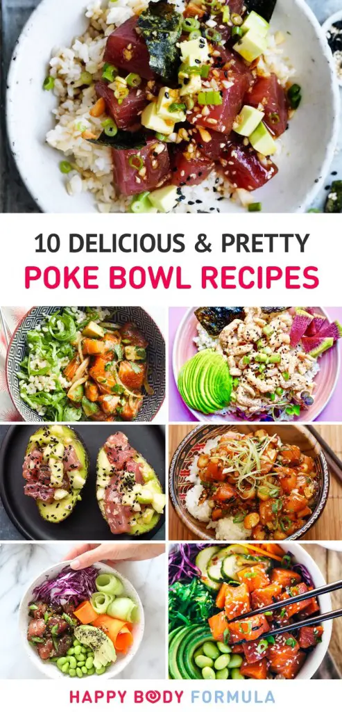 10 Delicious & Pretty Poke Bowl Recipes