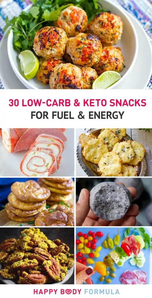 30 Low-Carb & Keto Snack For Fuel and Energy