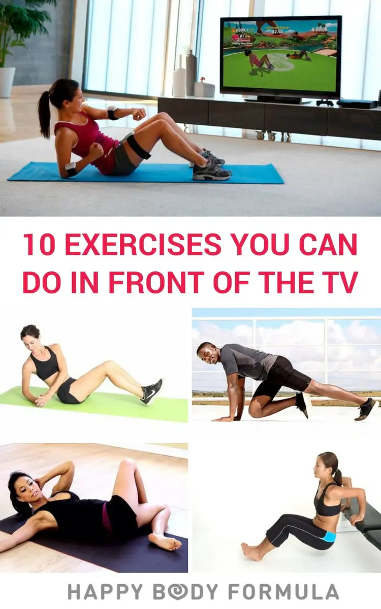 10 Bodyweight Exercises You Can Do In Front of the TV at Home - No Equipment Required