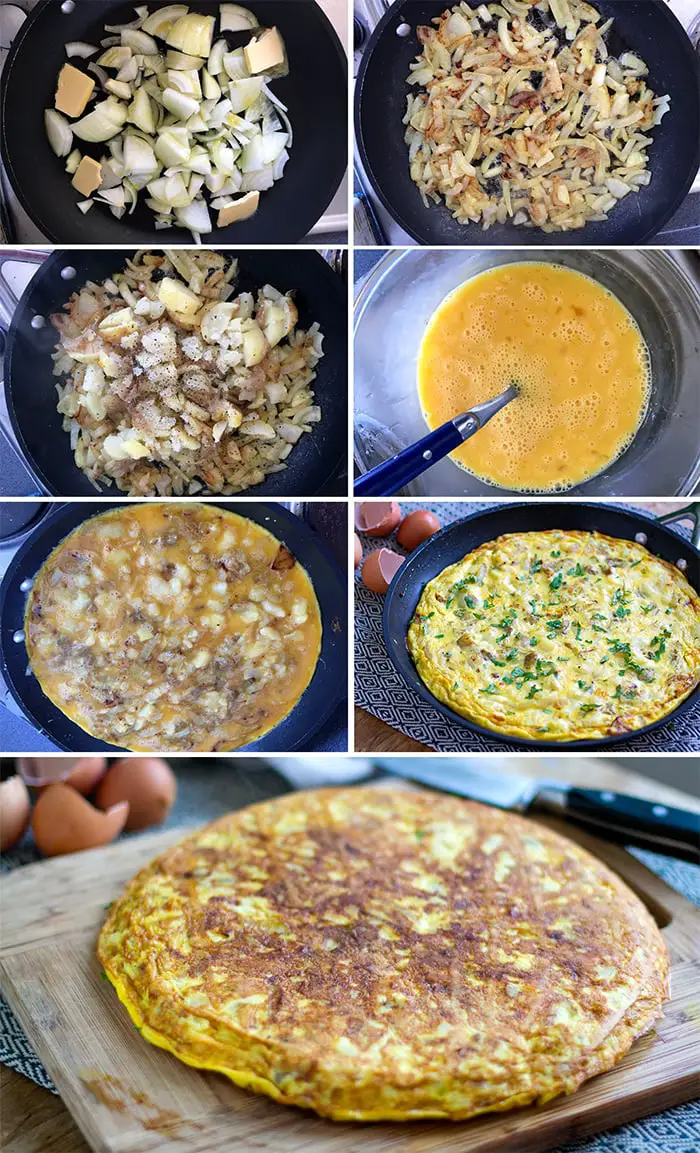 Potato & Onion Spanish Tortilla (Dairy-free, Gluten-free, Whole30) 