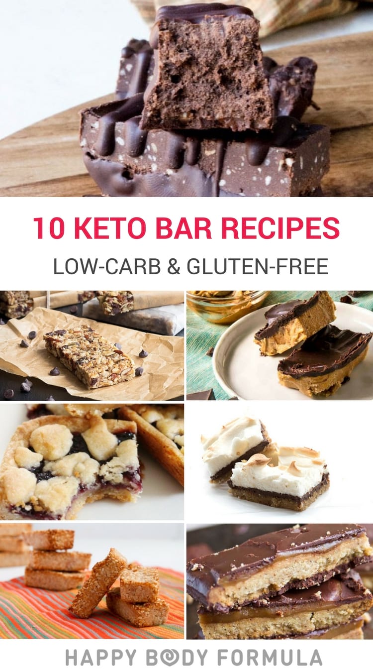 10 Keto Bar Recipes (Low-carb & Gluten-free)