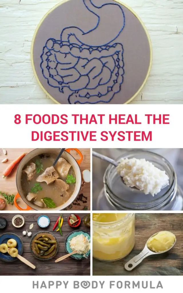 8 Foods That Heal The Digestive System Happy Body Formula