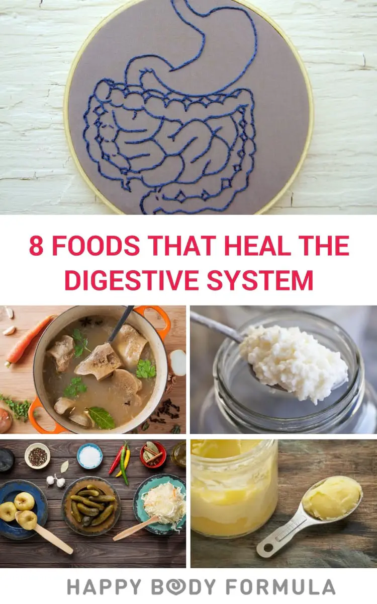 8 Foods That Heal The Digestive System & Repair Leaky Gut