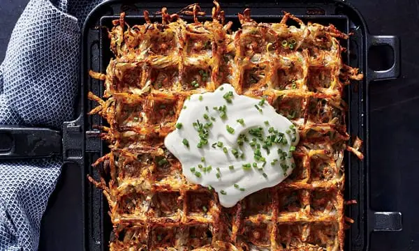 Get creative with waffle iron for breakfast