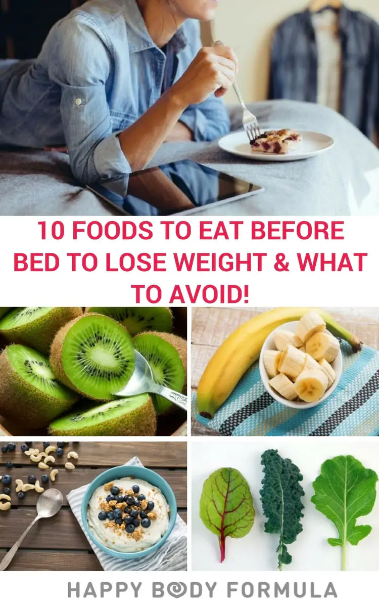 best foods to eat before bed for weight loss