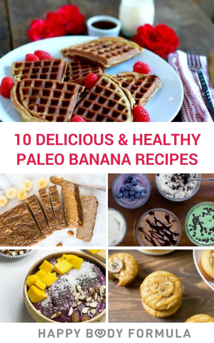 The Bountiful Benefits of Bananas + 10 Delicious & Healthy Paleo Banana Recipes - Gluten-free & Dairy-free 