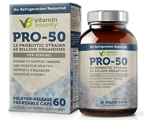 Vitamin Bounty – Pro 50 Probiotic – Happy Body Formula