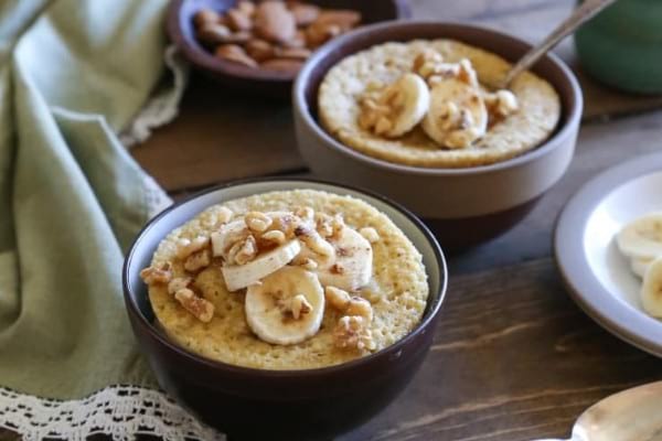 Banana bread mug cake