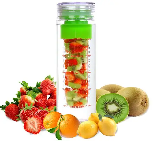 LA Organics Fruit Infuser Water Bottle