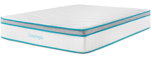 linenspa 12 gel memory foam hybrid king mattress