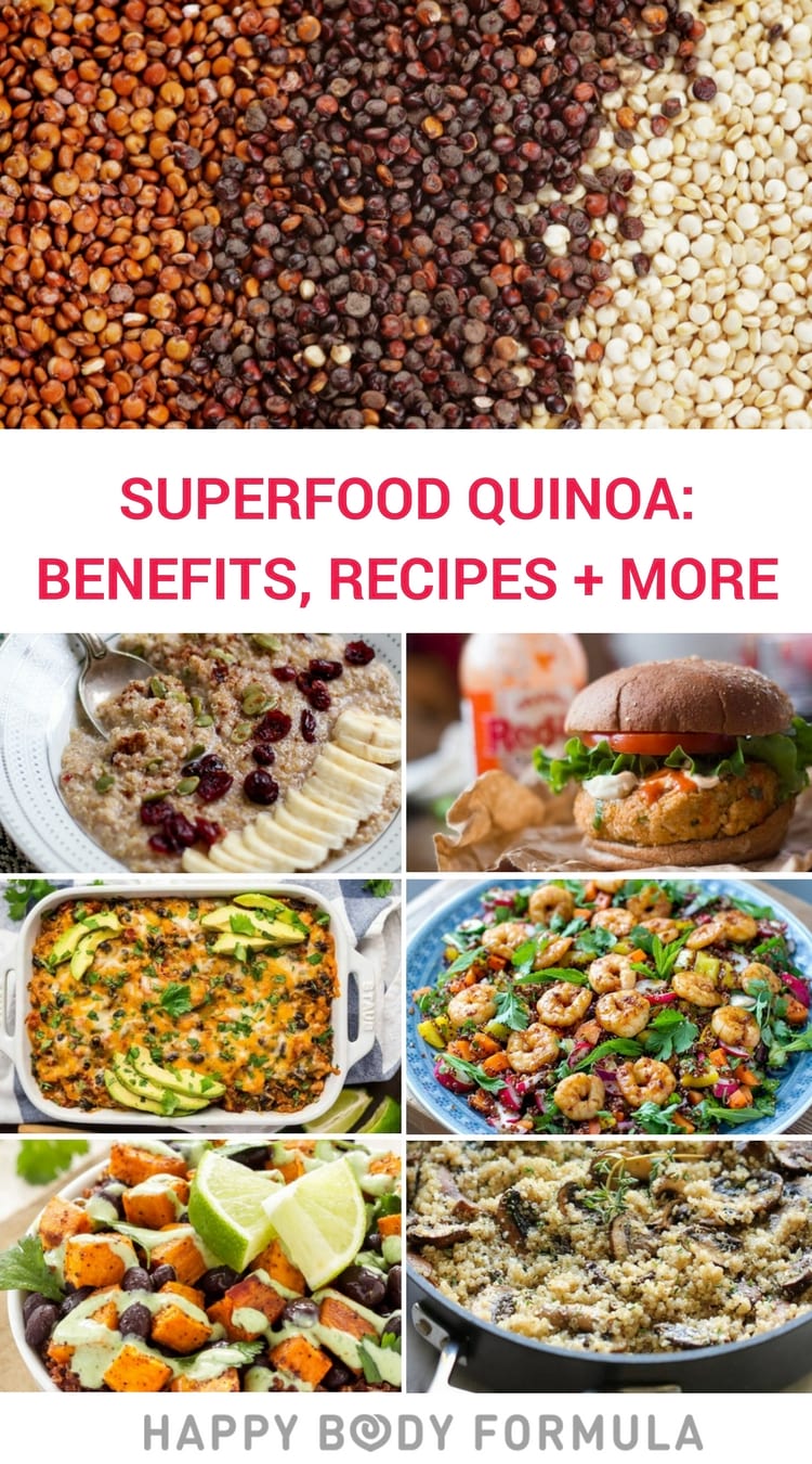 10 Quinoa Benefits Along with 10 Bonus Quinoa Recipes | Happybodyformula.com