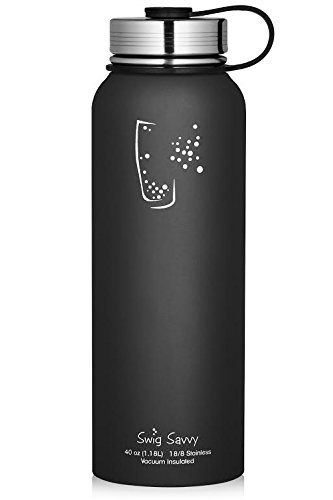 Swig Savvy Vacuum Insulated Stainless Steel Water Bottle