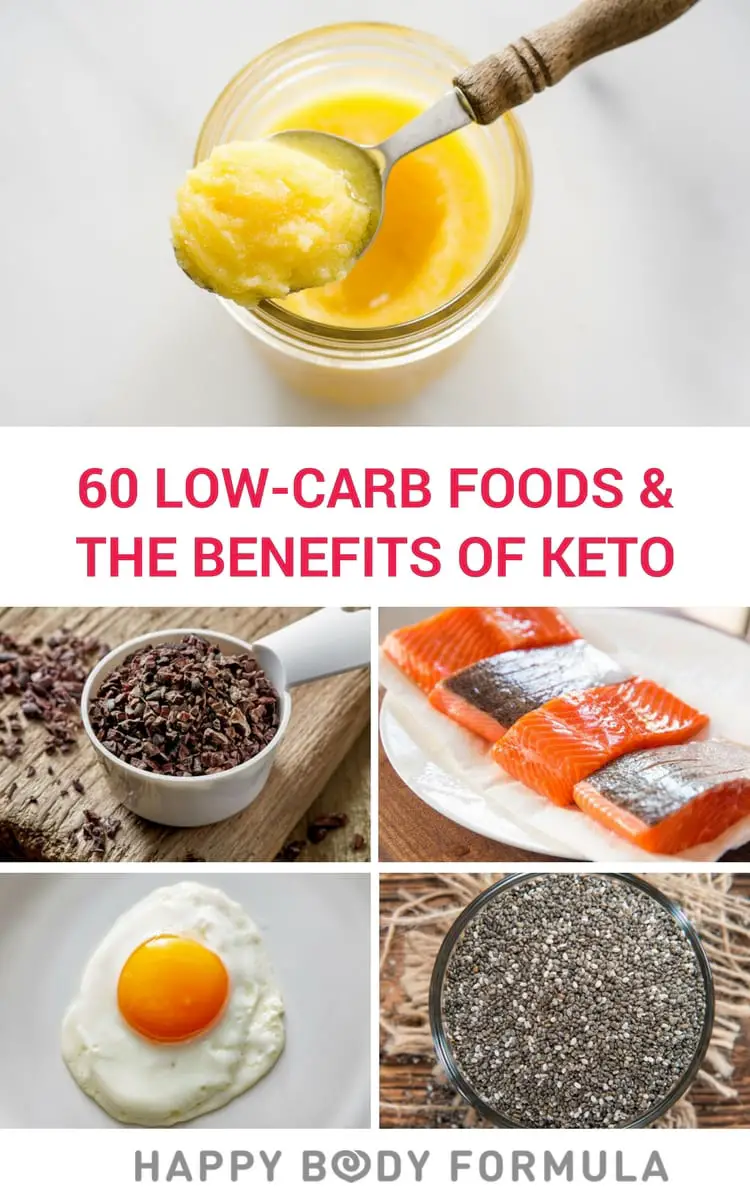 The Quintessential Guide to Low-Carb Food, Plus the Benefits of a LCHF Keto Diet for Weight Loss, Heart Health & More