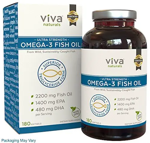 Viva Labs Ultra Strength Fish Oil Happy Body Formula