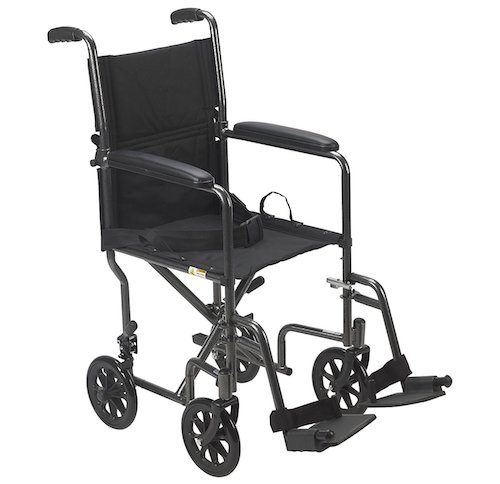 Drive Medical Steel Transport Wheelchair