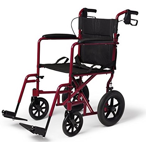 Medline Transport Folding Wheelchair