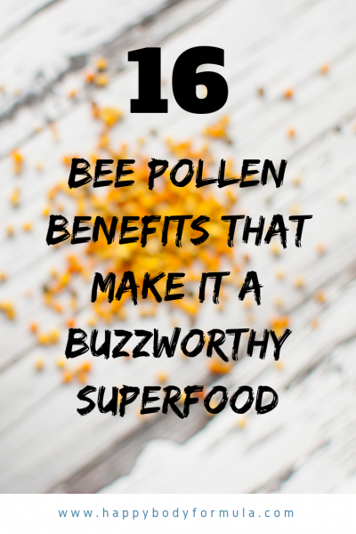 bee pollen benefits webmd