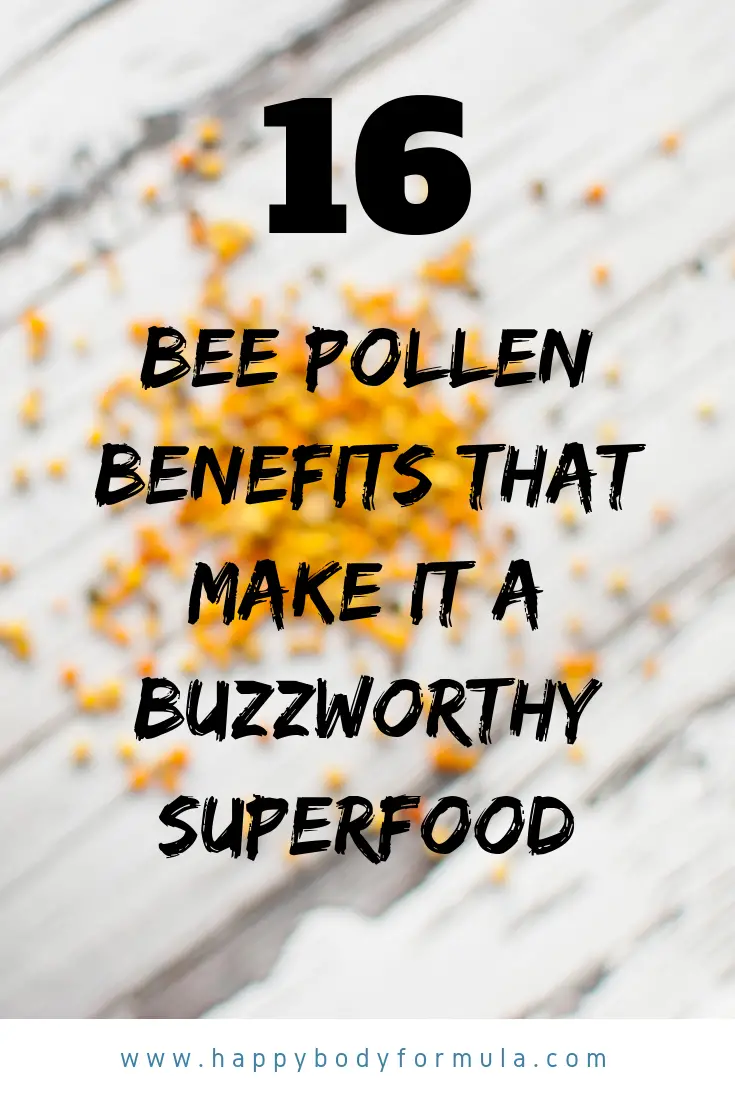 16 Bee Pollen Benefits That Make It a Buzzworthy Superfood | Happybodyformula.com