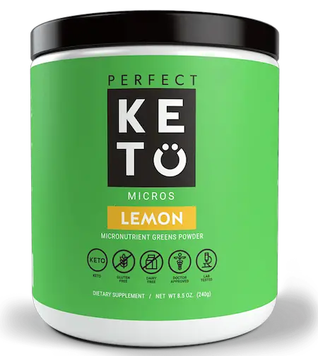 Perfect Keto Greens Superfood Powder 