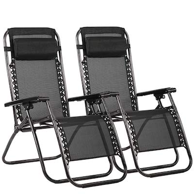 FDW Zero Gravity Outdoor Lounge Chairs