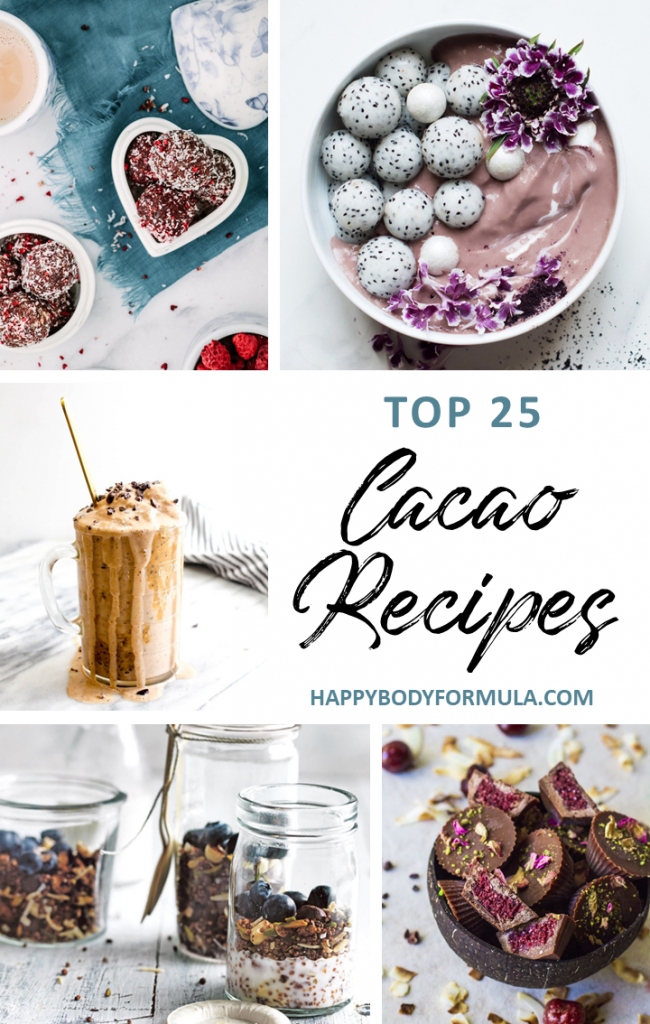 Top 25 Cacao Recipes That Are Delicious + Healthy | HappyBodyFormula.com