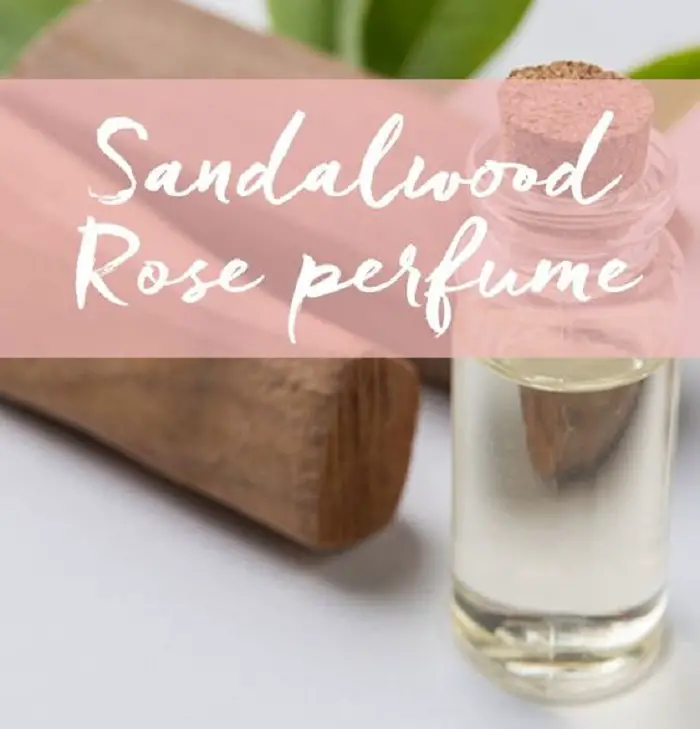 SANDALWOOD ROSE ESSENTIAL OIL PERFUME