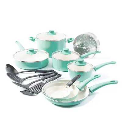 GreenLife Ceramic Non-Stick Cookware Set