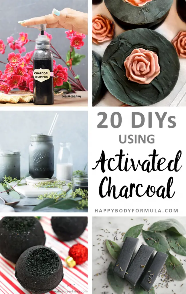 20 DIY Recipes Using Activated Charcoal | HappyBodyFormula.com