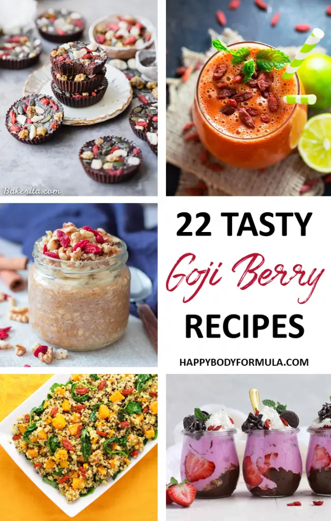 22 Tasty Goji Berry Recipes (Smoothies, Cookies, & more) | HappyBodyFormula.com