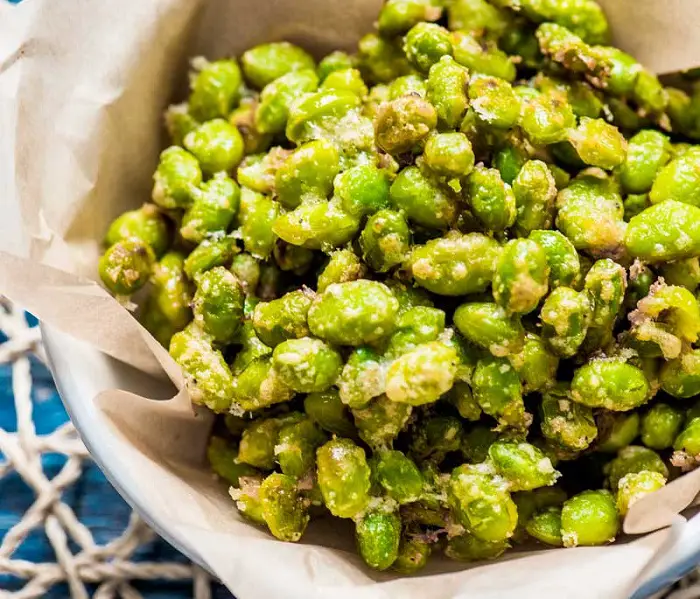 PARMESAN GARLIC EDAMAME