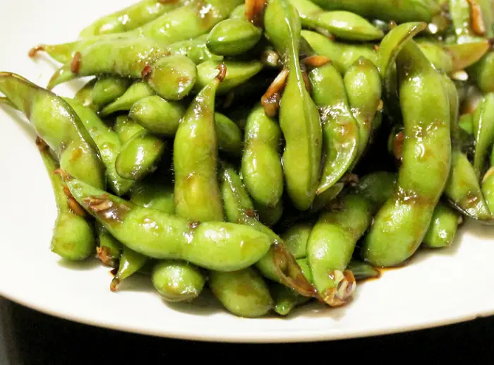 SWEET AND SPICY EDAMAME