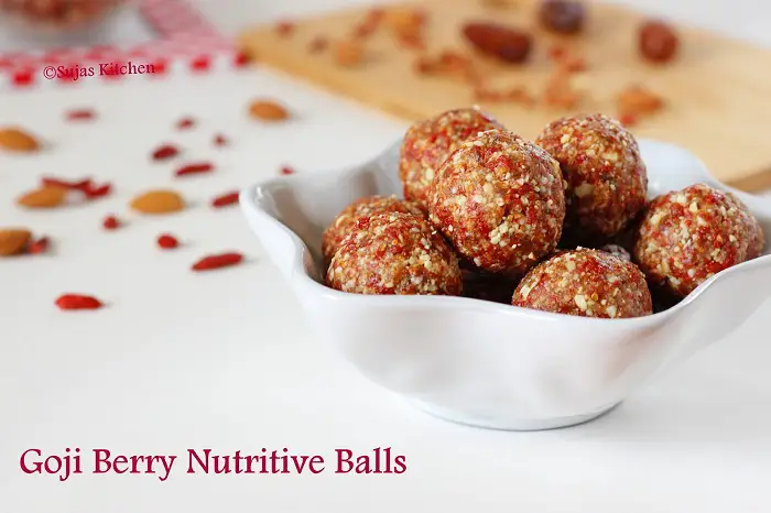 GOJI BERRY-ALMOND-DATE POWER BALLS