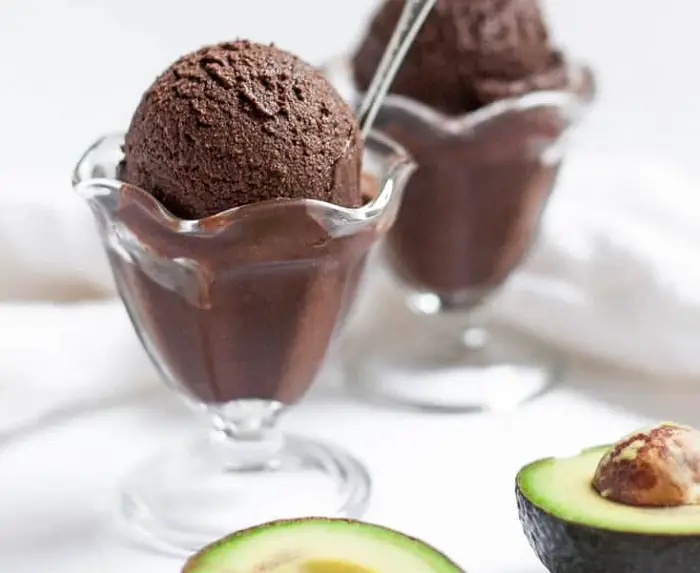 DARK CHOCOLATE AVOCADO ICE CREAM