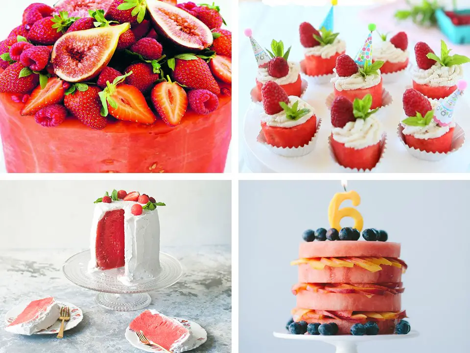 All Fruit Birthday Cakes