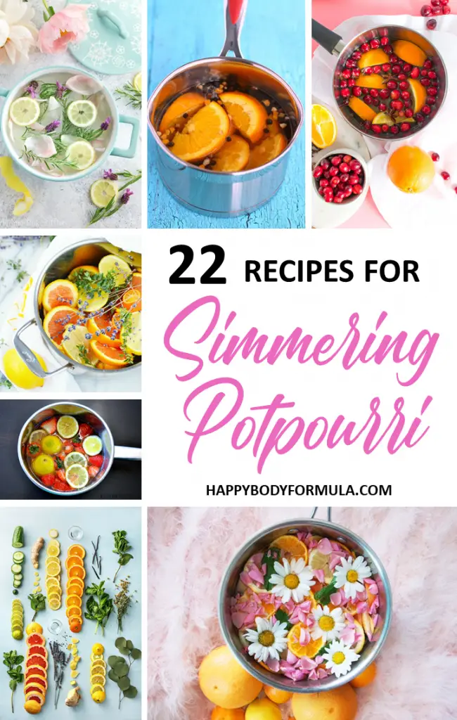 22 Simple Simmer Pot Recipes for a Sweet-Smelling Home | HappyBodyFormula.com