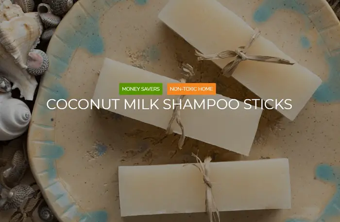 COCONUT MILK SHAMPOO STICKS